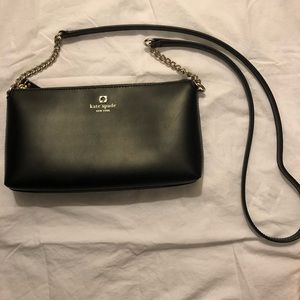 NWT! Kate Spade Black Leather Crossbody Bag